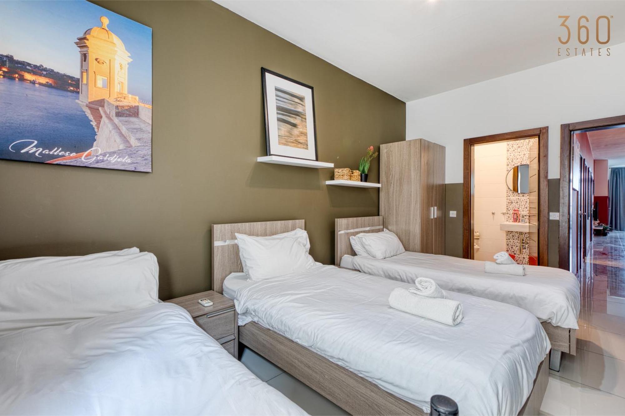 A Lovely 3 Bedroom, 3 Baths Home In The Centre Of Gzira By 360 Estates Exteriér fotografie